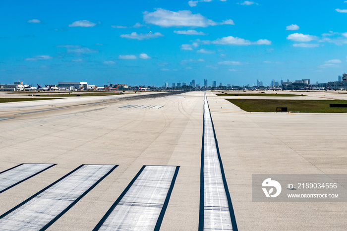 Florida Miami airport aerial view panorama landscape