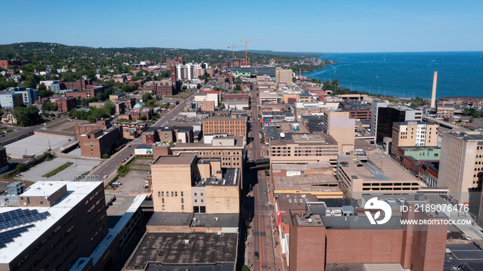 Aerial View Downtown Deluth MN