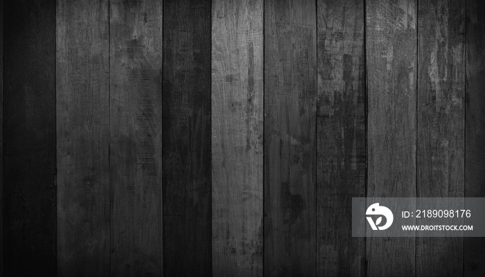 Wood black background blank for design