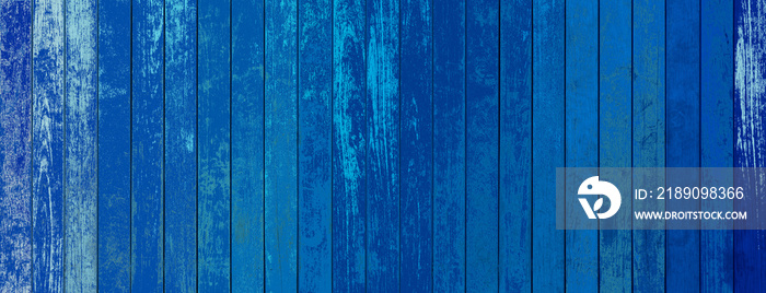 blue wooden background