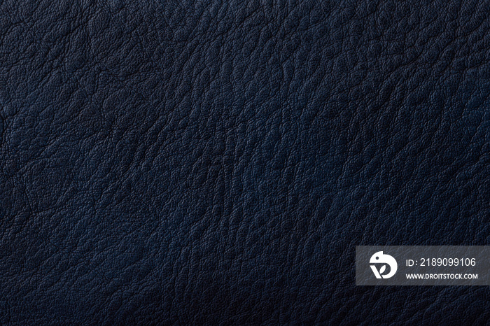 Dark blue leather texture. Elegant background