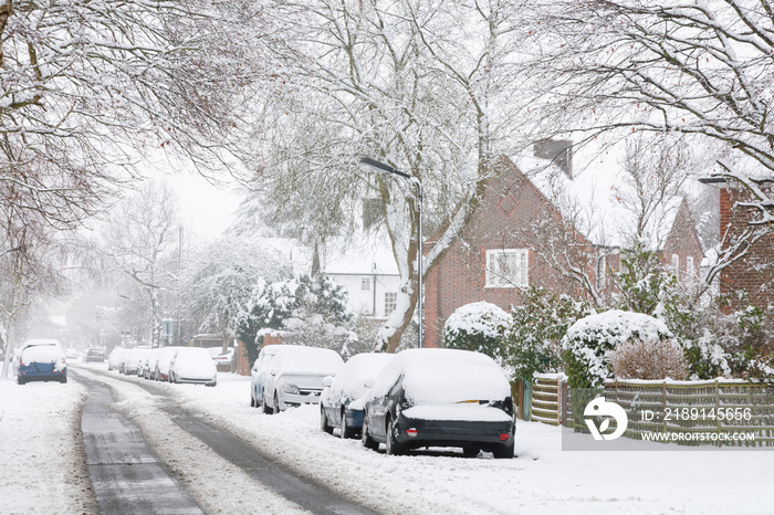 Road in snow