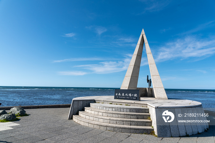 晴れた日の宗谷岬 / 北海道 稚内市の観光イメージ