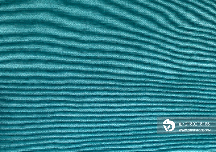 Close Up of Teal Cotton Textile Texture