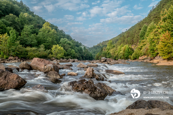 Whitewater view of the Ocoee river, Tennessee