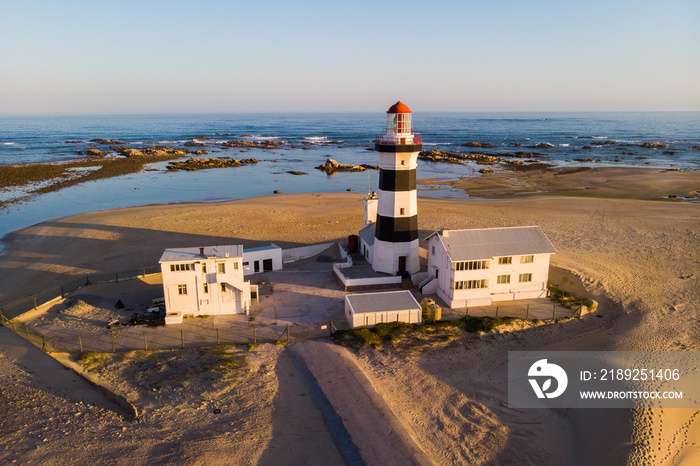 The Cape Recife lighthouse in Port Elizabeth