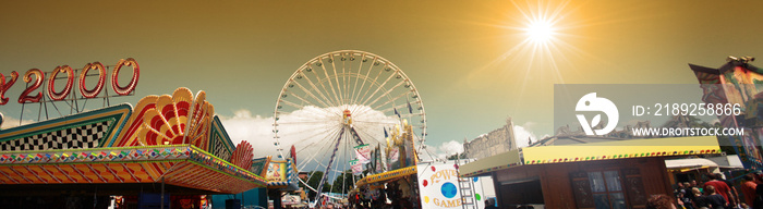 Karussell auf dem Oktoberfest啤酒节