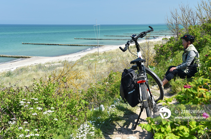 Fahrrad暂停Ostsee