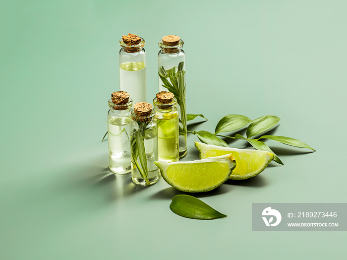 The essential oil of lime oil