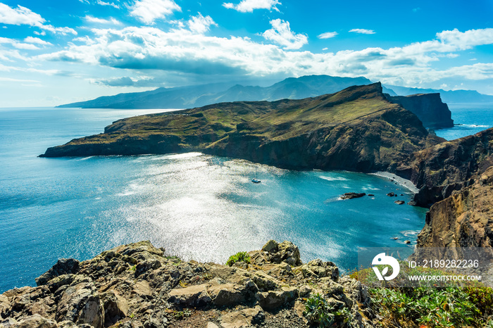 Incredible view of the cliffs at Ponta de Sao Lourenco, Madeira