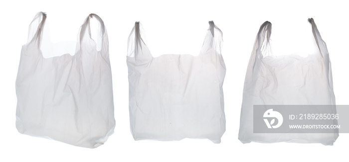 白底塑料购物袋