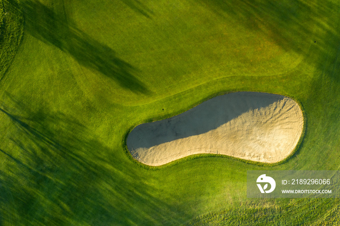 golf course from above