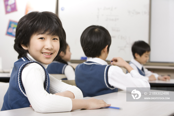 小学生在课堂