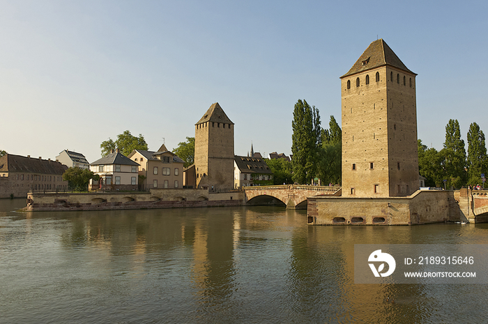 Covered bridge in Strasbourg,France