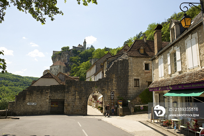 Fig Tree Gate to Village of Rocamadour,France