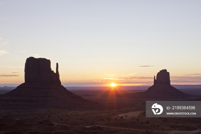 Sunrise at Monument Valley Navajo Tribal Park, USA