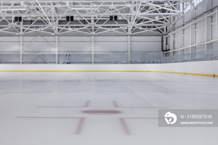 Ice Rink in Moscow, Russia