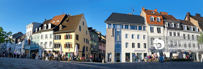 Saarbrücken St.Johanner Markt喷泉全景