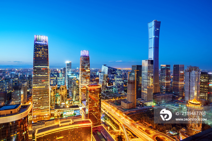 Aerial view of Beijing