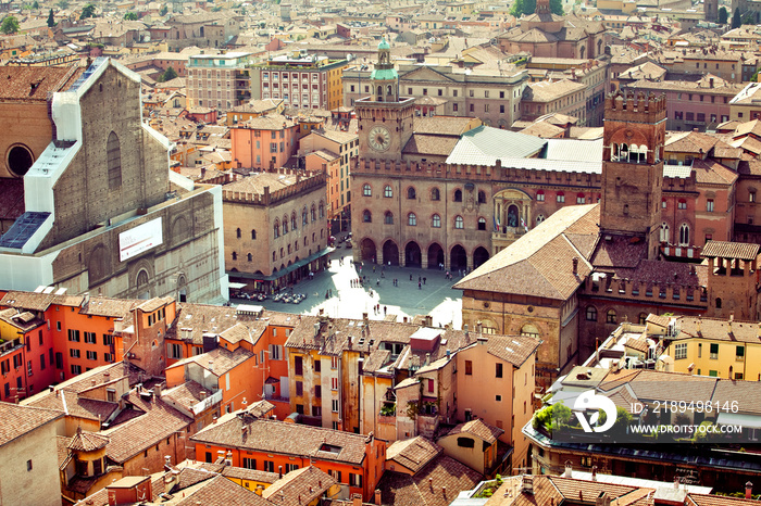 Bologna city view, Italy