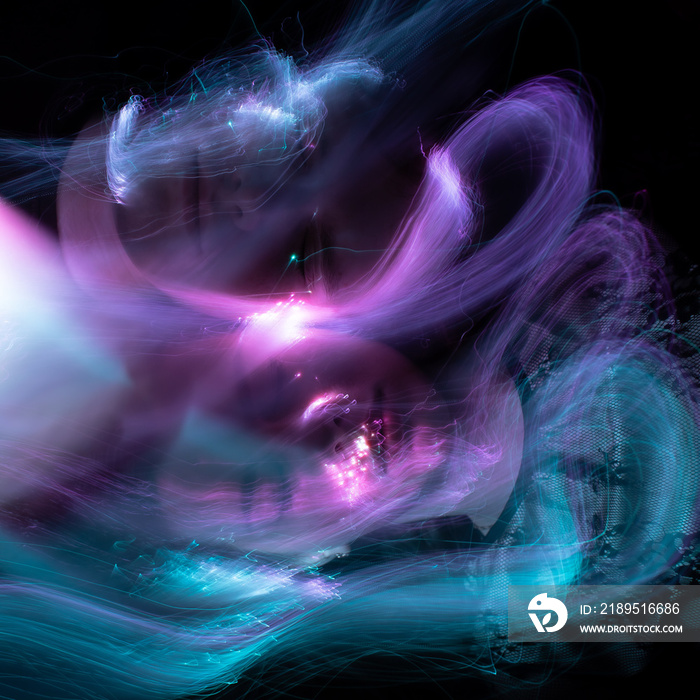 freezlight new photo art direction, long exposure photo without photoshop, light drawing at long exp