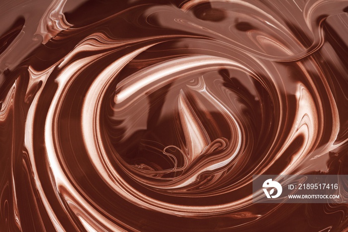 Hot chocolate abstract background brown,  motion.