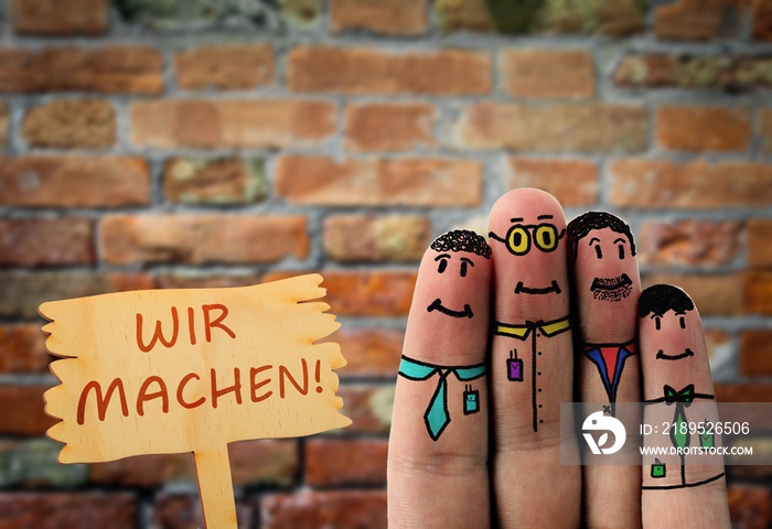 Wir machen! Businessteam :-)