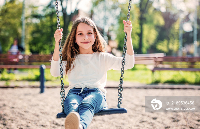 Child on the playground