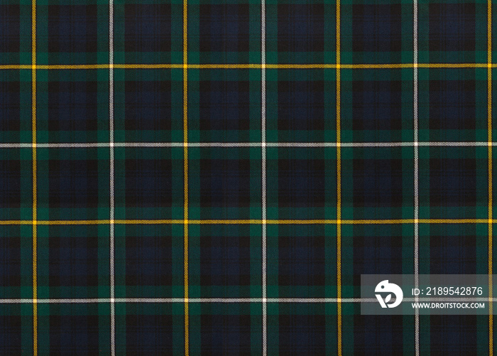 green tartan checkered fabric pattern