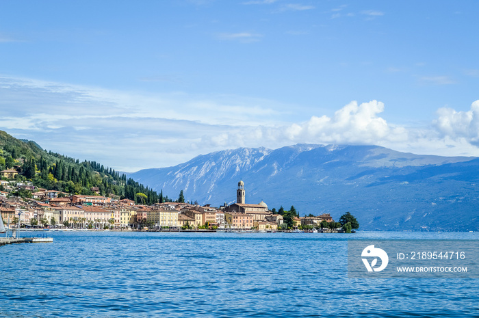 View of the Garda Lake at Salò - Italy