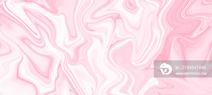大理石岩石纹理粉红色墨水图案液体漩涡漆白色，这是do的插图背景