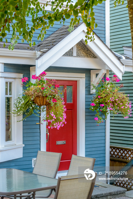 A nice entrance of a house in Vancouver, Canada.