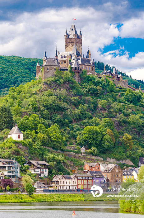 Reichsburg Cochem über der Mosel, Rheinland-Pfalz