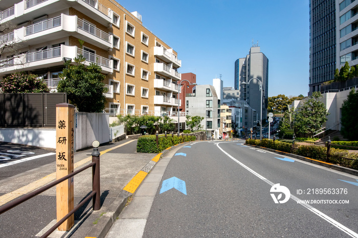 東京都港区赤坂の薬研坂