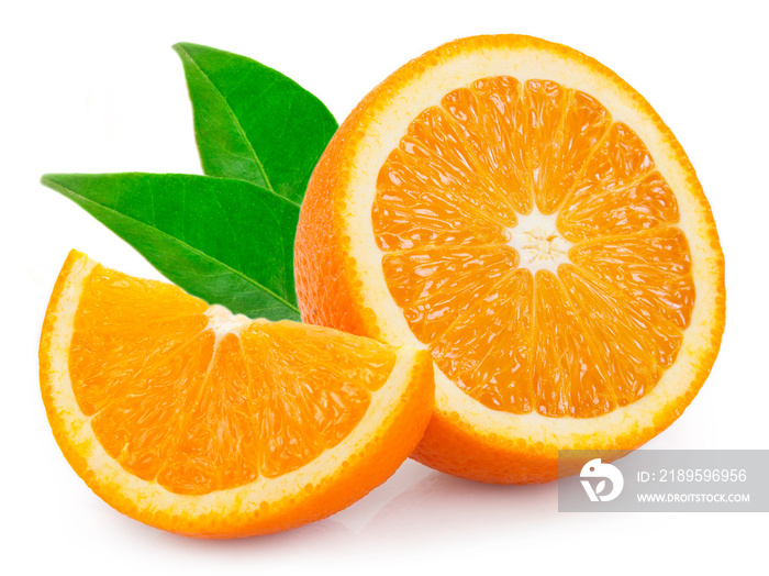 白底鲜橙