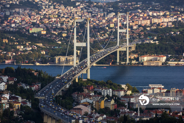 土耳其伊斯坦布尔博斯普鲁斯海峡大桥