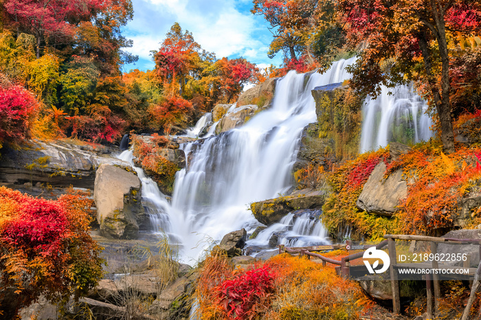 Mae Klang Waterfall, Doi Inthanon National Park, Chiang Mai, Thailand