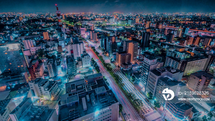 名古屋金山からの夜景