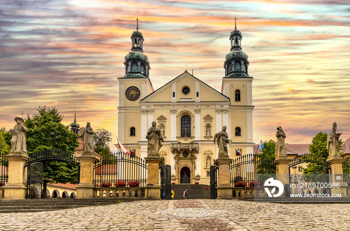 St. Mary Basilica and Bernardine Order monastery within the Calvary pilgrimage Mannerist complex in 