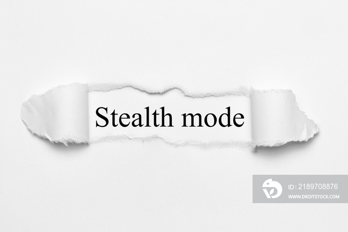 Stealth mode