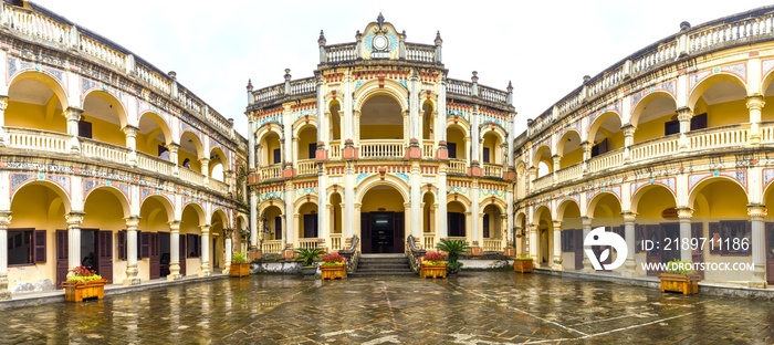 Hoang A Tuong imperial palace panorama paris Kingly Northwest Vietnam fully constructed in 1921 by t