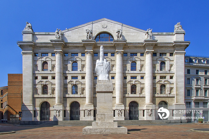 borsa degli affari a milano in italia, Milan stock exchange in Italy