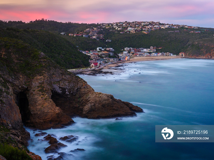 Herolds Bay near George, viewed from the Voëlklip view site. Garden Route. Western Cape. South Afric