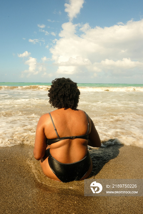 person on the beach