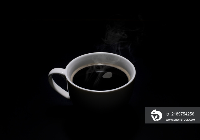 Cup of black coffee