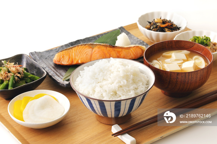 日本のごはん　Japanese foods(Typical Japanese breakfast)　　