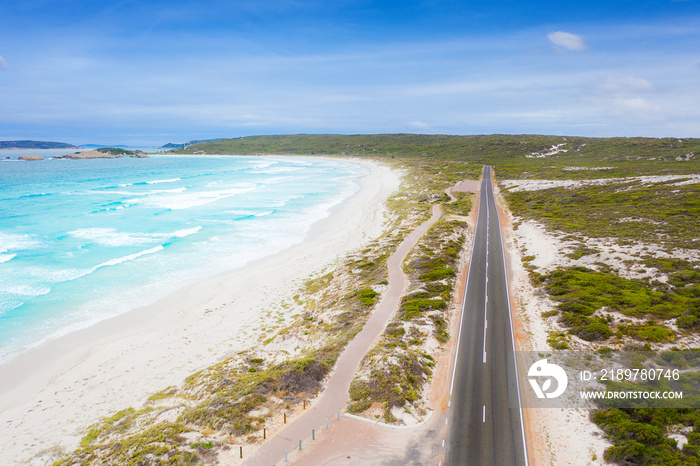 Aerial View of Great Ocean Road in Victoria, Australia