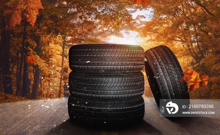 autumn - time to change tires on winter tires