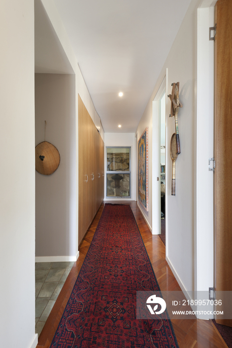 Narrow passageway in house