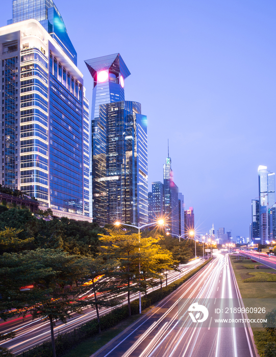 广东省深圳市福田区夜景